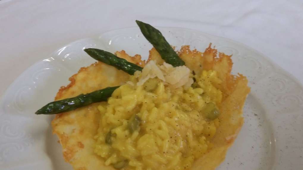 Riso del Pavese in crosta di Parmigiano