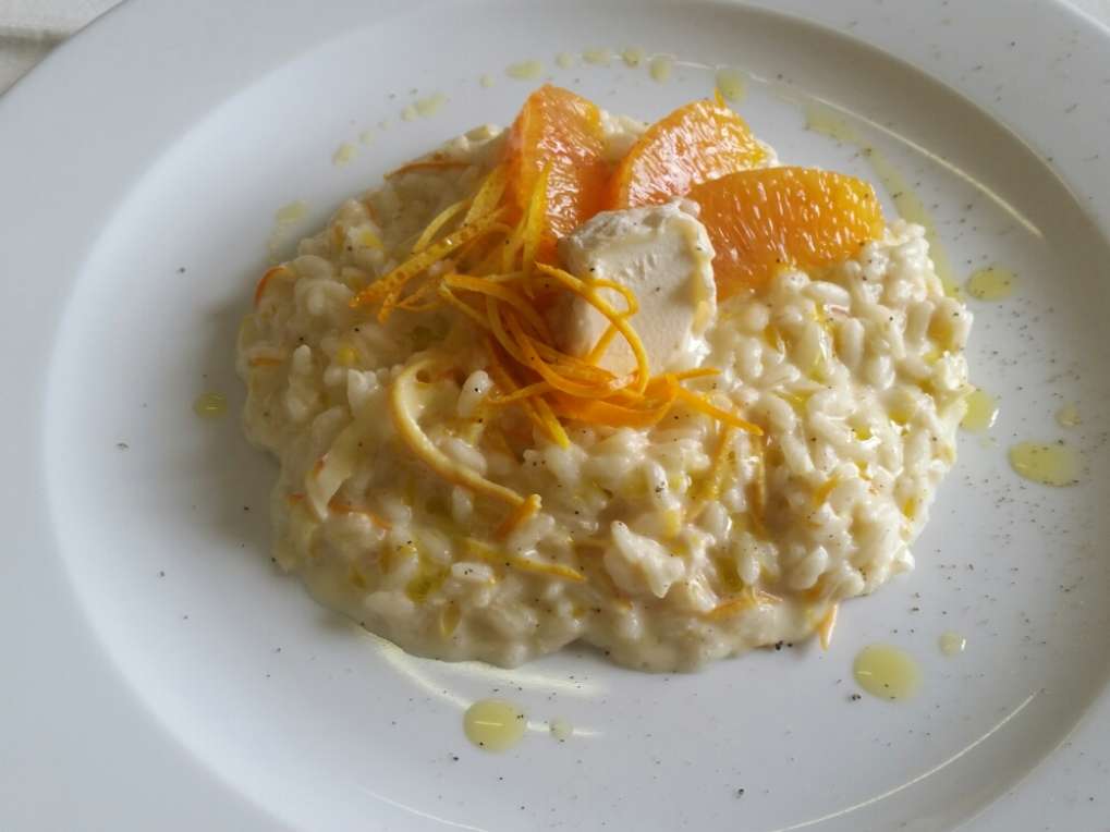Risotto con Robiola e Arancia